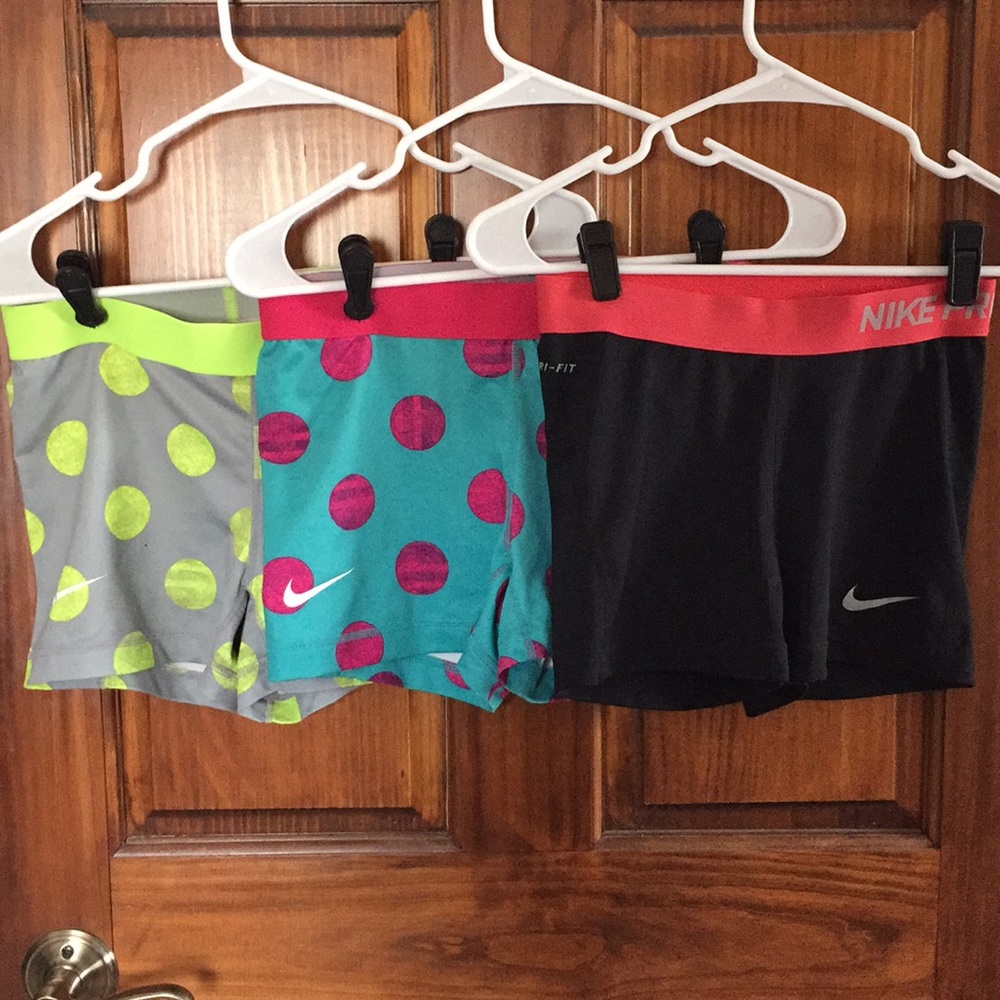 Nike Pro compression spandex shirt bundle